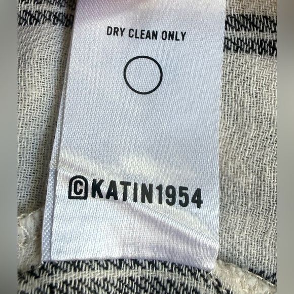 EUC Katin Striped Cotton Linen Button-Up Shirt LG | Coastal Surf SoCal Style 🌴 - Picture 11 of 11